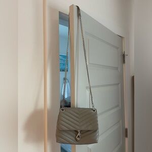 Rebecca Minkoff Edie Flap bag in grey